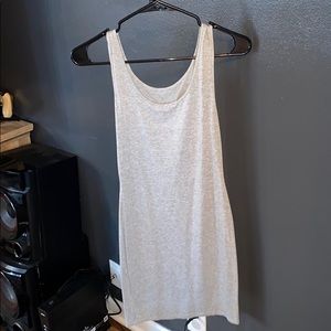Gray mini dress